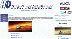 Desktop Screenshot of hobbydistributors.co.za
